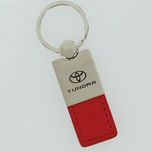 Toyota Official Licensed Tundra Red Leather Key Chain Au-tomotive Gold Toyota Official Licensed Tundra Red Leather Key Chain Au-tomotive Gold